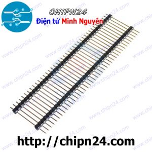 (H69) Hàng rào Đực Đơn 2 tầng cao 30mm 2.54MM 1x40p (Jump, Header)