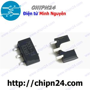 IC Dán HT7533 SOT-89 (SMD) (HT7533A 7533 3.3V 3V3 100mA)