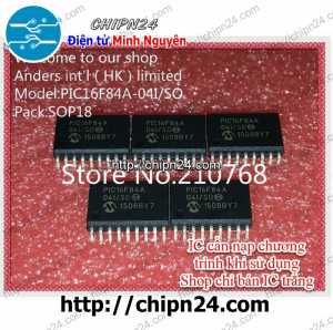 IC Dán PIC16F84A-I/SO SOP-18 (SMD) (PIC 16F84A-I/SO PIC16F84A)