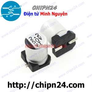 [10 con] (K299) Tụ nhôm 2.2uF 50V 4x5.4mm (SMD Dán)