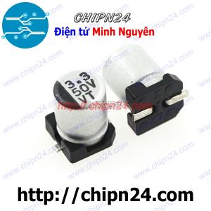 [10 con] (K299) Tụ nhôm 3.3uF 50V 4x5.4mm (SMD Dán)