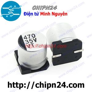 (K298) Tụ nhôm 470uF 35V 10x10.5mm (SMD Dán)