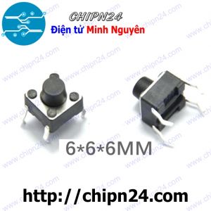 [10 cái] (F62) Nút nhấn 4 chân 6x6x6mm DIP