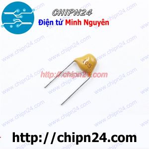 [25 con] (K261) Tụ Tantalum Cắm 105 50V DIP (1uF)