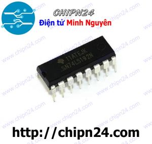 (DIP) IC 74192 74LS192 DIP-16 (SN74LS192N) (IC Bộ đếm lên / xuống BCD)