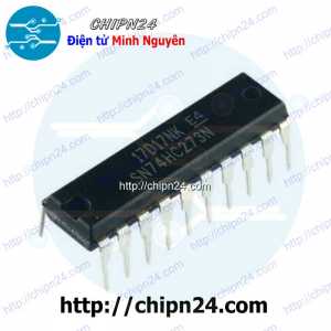 (DT) IC 74273 74HC273 DIP-20 Hàng Tốt (SN74HC273N) (IC Flip-flop loại bát phân D có trong suốt)