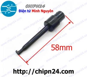 (F107) Móc Lớn Đen - Móc Kẹp Test Nguồn màu Đen loại lớn