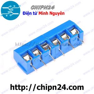Domino KF301 6P Xanh Dương (5mm) (Terminal, Cầu đấu dây cọc nguồn 5mm)