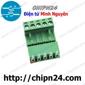 Domino 2EDG5.08 Cong 5P (Terminal, Cầu đấu dây cọc nguồn 5.08 5.08mm)
