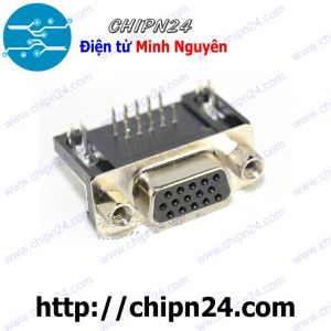 DB15 Cái Cong 3 hàng chân cổng VGA Hàn Board