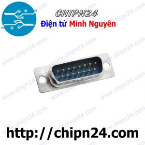 [F144.2] DB15 Đực Thẳng 2 hàng chân Hàn Dây