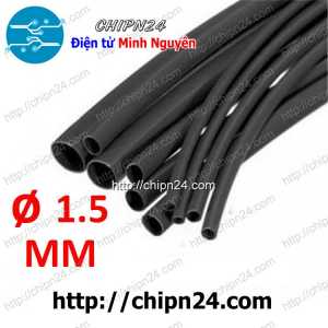 Dây co nhiệt 1.5mm Đen