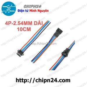 (P232) Dây khớp nối SM2.54mm 4P 10CM