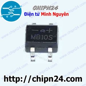 [10 con] Cầu Diode Dán MB10S 0.5A 1000V SOP-4 (SMD)