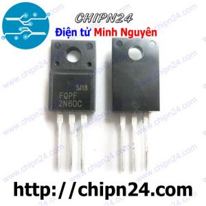 Mosfet 2N60 TO-220F 2A 600V Kênh N (FQPF 2N60C FQPF2N60C FQPF 2N60C)