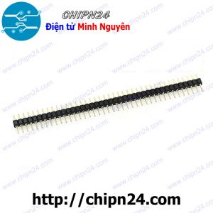 (H56) Hàng rào Đực Đơn Tròn 2 đầu 2.54MM 2x40p (Jump, Header)