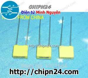 (K268) Tụ kẹo vàng 104J 100V (5MM) (104 100nF 0.1uF)