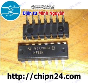 (DT) IC LM348 DIP-14 Hàng Tốt (LM348N) (IC khuếch đại thuật toán OpAmp)