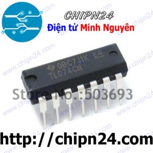 [DIP] IC TL074 DIP-14 (TL074CN 074)