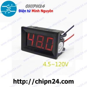 (D36) Mạch Đo điện áp DC 2 dây 4.5-120V màu Đỏ