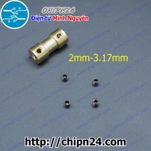 (K71) Khớp Nối Trục Đồng Nhỏ 2mm-3.17mm