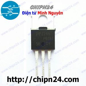 (KT1) Mosfet IRFZ24 TO-220 17A 55V Kênh N (IRFZ24N FZ24Z24 FZ24)