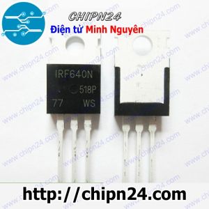 [KT1] Mosfet IRF640 TO-220 18A 200V Kênh N (IRF640N 640)