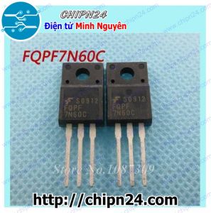 Mosfet 7N60 TO-220F 7A 600V Kênh N (FQPF 7N60C FQPF7N60C)