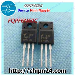 Mosfet 6N60 TO-220F 6A 600V Kênh N (FQPF 6N60C FQPF6N60C)