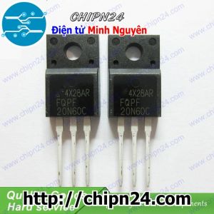 (KT1) Mosfet 20N60 TO-220F 20A 600V Kênh N (FQPF 20N60C FQPF20N60C)