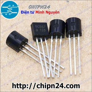 [25 con] Transistor BC557 TO-92 PNP 100mA 45V (557)