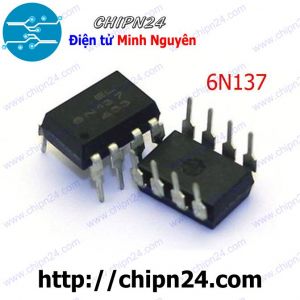 (DT) Opto 6N137 DIP-8 Đen Hàng Tốt (EL6N137)
