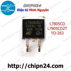 (SOP) IC Dán L7805CD2T TO-263 (SMD) (L7805CD 7805 5V)