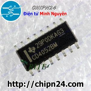 (SOP) IC Dán CD4052 SOP-16 (SMD) (CD4052BM 4052)