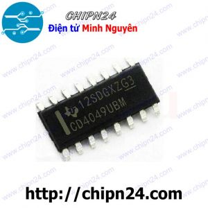 (SOP) IC Dán CD4049 SOP-16 (SMD) (CD4049BM 4049)