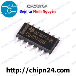 IC Dán CD4011 SOP-14 (SMD) (CD4011BM 4011)