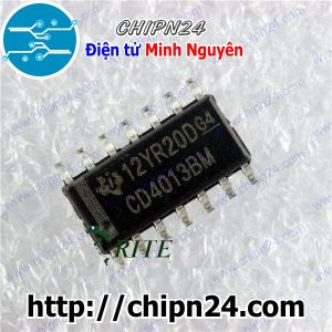 IC Dán CD4013 SOP-14 (SMD) (CD4013BM 4013)