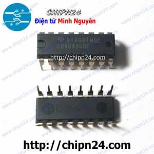 IC CD4049 DIP-16 (CD4049BE 4049) (IC 6 Cổng đệm đảo)