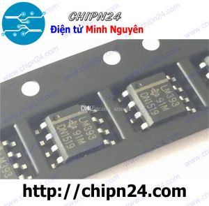 (SOP) IC Dán LM393 SOP-8 (SMD) (LM393DR) (IC khuếch đại thuật toán OpAmp)