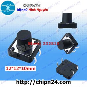 [10 cái] Nút nhấn 4 chân 12x12x10mm