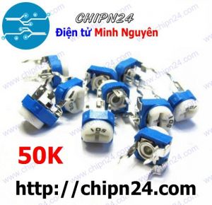 Biến trở cúc áo RM065 50K (Biến trở tam giác 503)