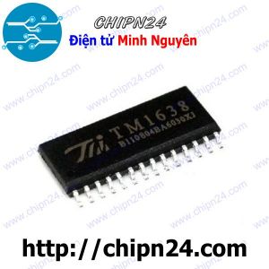 IC Dán TM1638 SOP-28 Hàng Tốt (SMD) (TM1638 IC quét Led và nút nhấn)