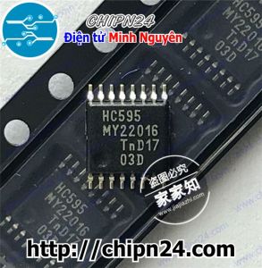 (SOP) IC Dán HC595 TSSOP-16 Hàng Tốt (SMD) (74HC595PW SN74HC595PWR 74595)