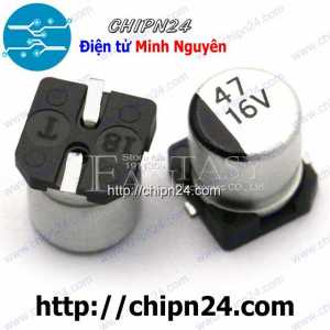 [10 con] (K291) Tụ nhôm 47uF 16V 5x5.5mm (SMD Dán)