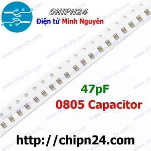 [25 con] (G26) Tụ dán SMD 0805 47p 50V 10% (47pF) (2.0x1.2mm)
