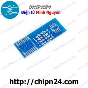 Đế chuyển Adapter SOP8 SOP16 to DIP8, dùng cho chip họ 25xx 16 chân dán (PCB chuyển, Mạch chuyển)