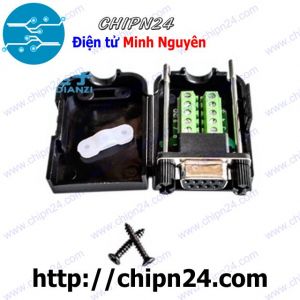 (Q32) Cổng DB9 Cái ra Domino Vỏ Nhựa