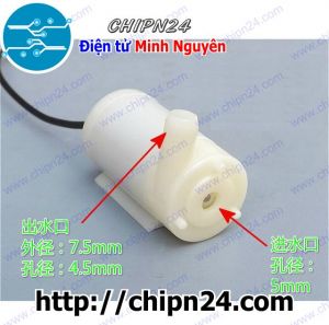 (Q128) Máy bơm nước chìm mini 3-6V (V1)