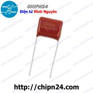 Tụ CBB 630V 473J P=10mm (473 0.047uF 47nF)