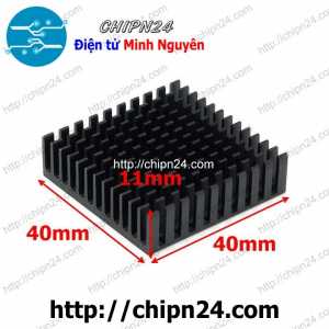 (F296) Tản nhiệt TN32 40x40x11mm Đen
